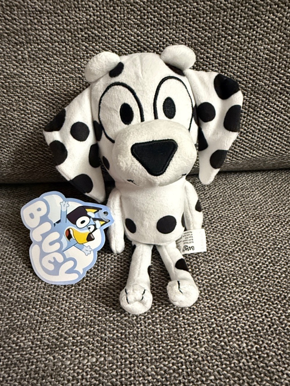 Bluey Chloe Black White Dalmation Dog Friends Small Plush Toy Bluey Moose New - Picture 5 of 10
